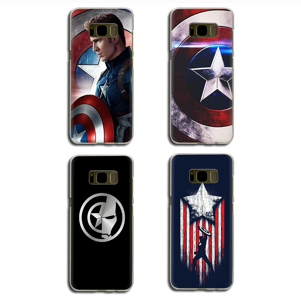 Жесткий чехол для телефона Marvel Captain America Iron Man Heroes Samsung Galaxy S6 7 Edge S8 9 Plus S10 E Note8 M10 20 30 |