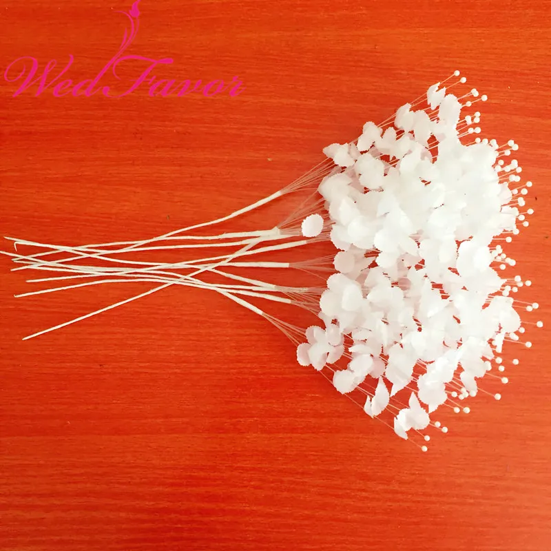 Белый жемчужный спрей ручной работы 28 см Женский Свадебный Цветочный букет