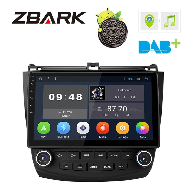 10 1 дюймов Android 0 автомобильный стерео радио плеер WIFI OBD DAB GPS для Honda Accord 2002 2003 2004 2005