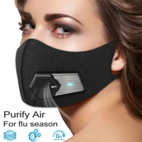 anti pollution smart electric mask outdoor fresh air health air purifying sport runcycle mask exhaust gaspollen allergypm 2 5