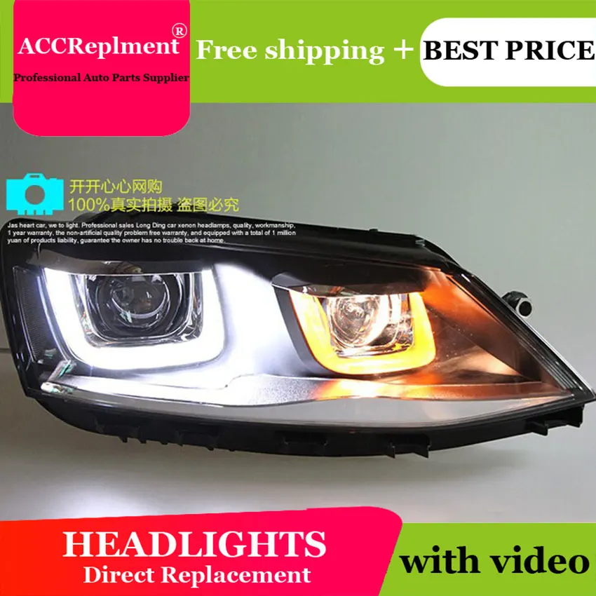 Автомобильные фары PRO 2011 2012 2013 2014 для vw jetta Стайлинг автомобиля U