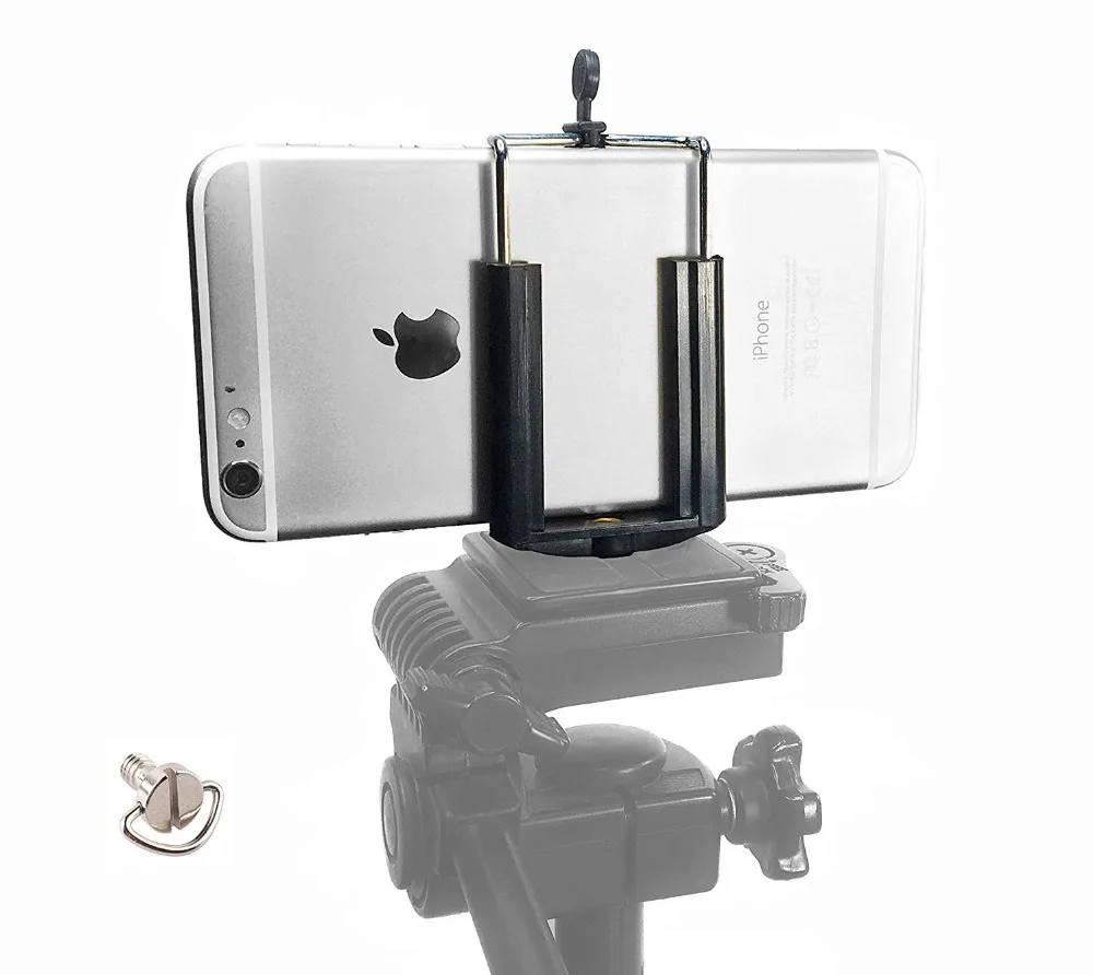Адаптер для штатива сотового телефона держатель с зажимом совместимый iPhone X XS Max XR