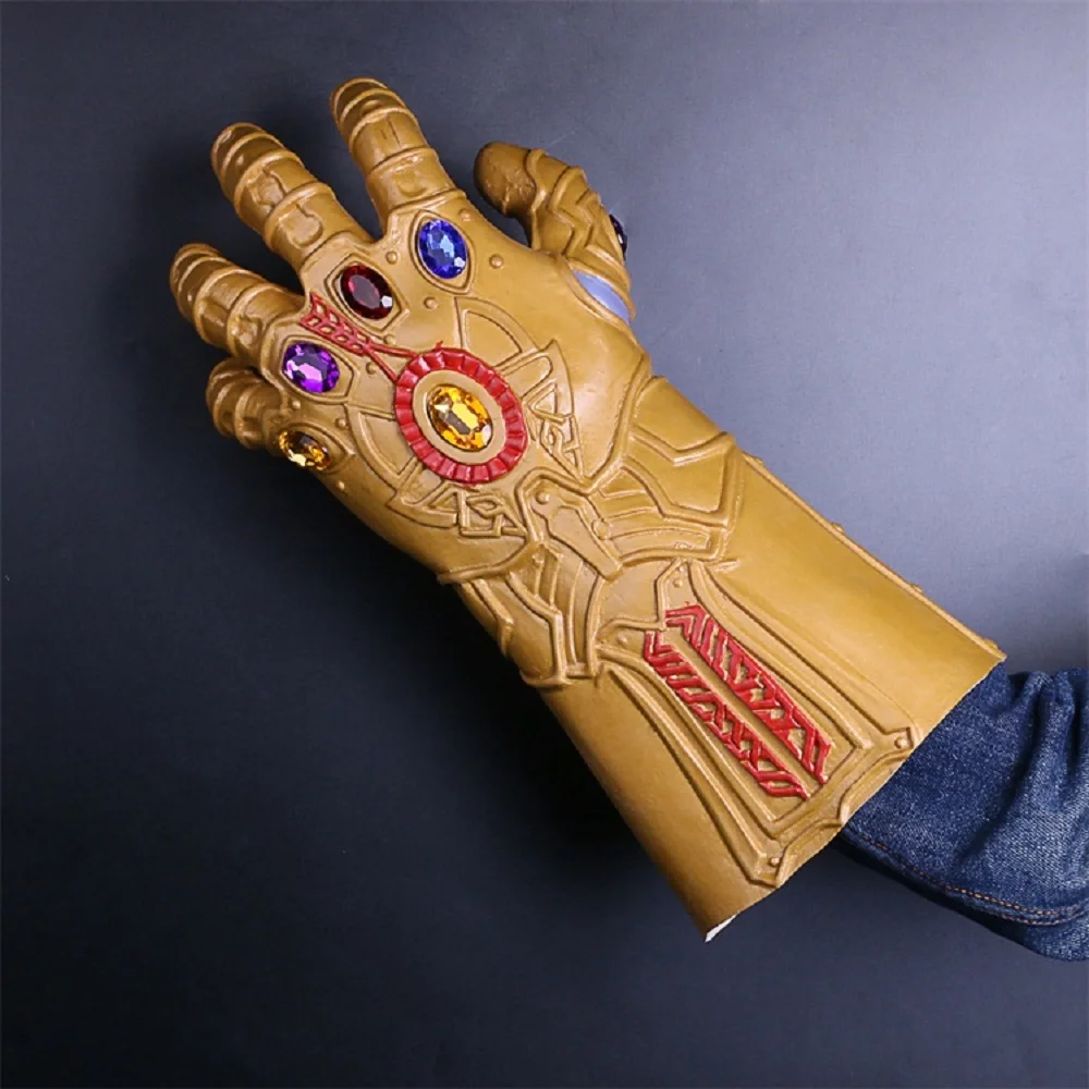 Перчатки Мстители Thanos Infinity Gauntlet для косплея реквизит Хэллоуина твердая