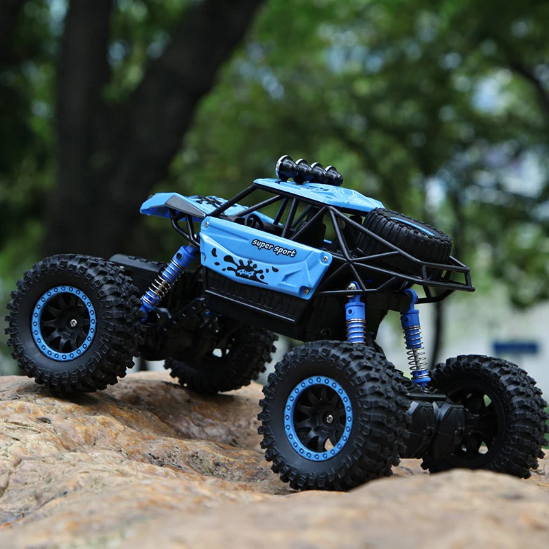 Радиоуправляемая Автомобильная игрушка 4WD для скалолазания Байк 2 4 ГГц большая