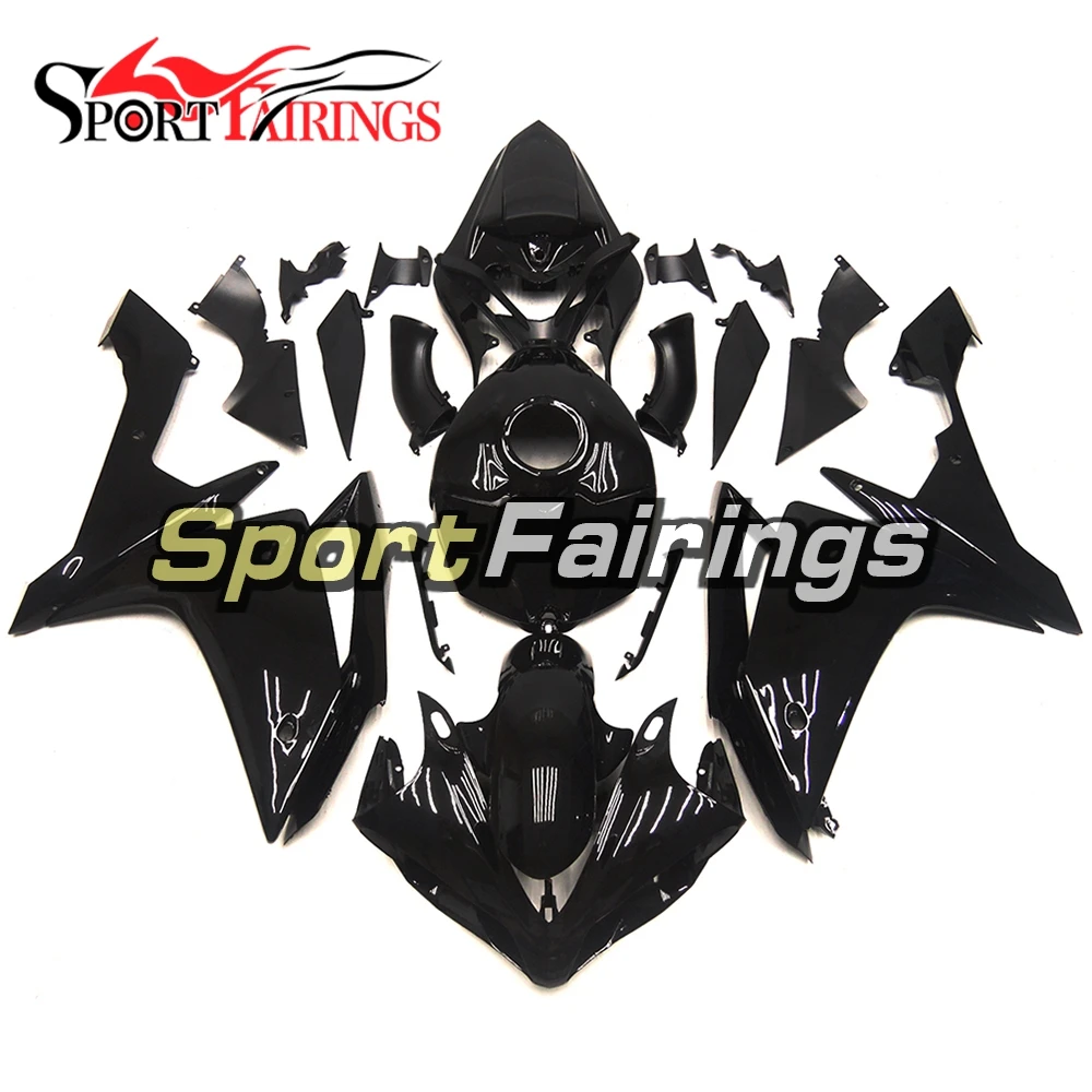 

Sportbike Cowlings For Yamaha 2007 2008 YZF1000 R1 Motorcycle Bodywork YZF R1 07 08 ABS Injection Plastic Gloss Black Fairings