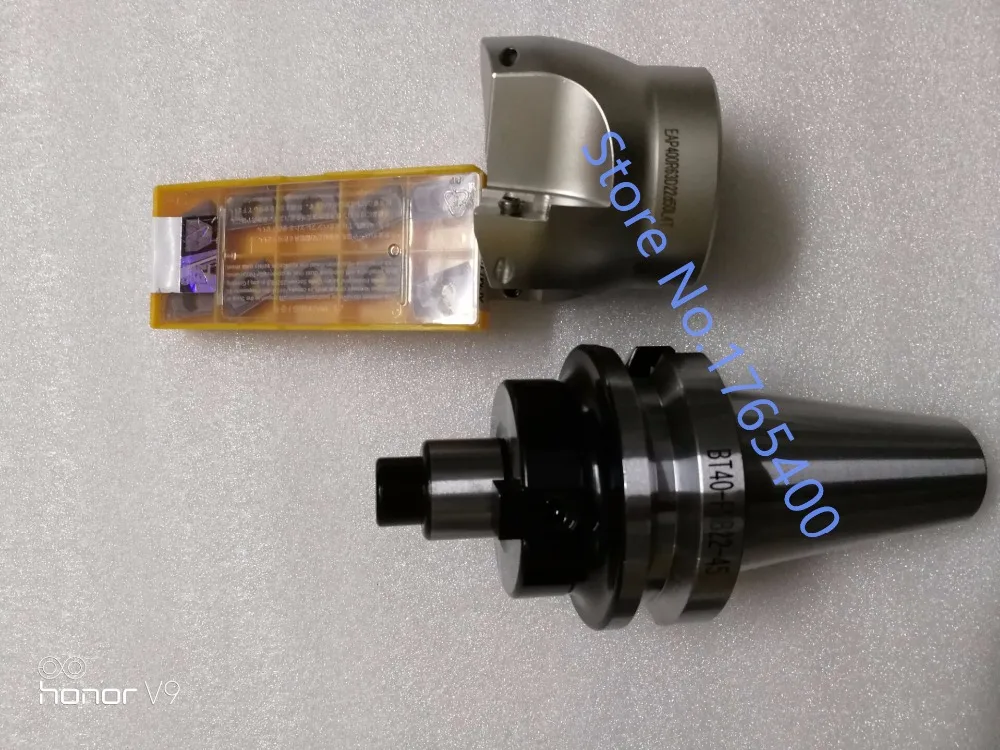 Новая торцевая фреза M16 BT40 FMB22 60L arbor + BAP400R 63 22 4T 10 шт. APMT1604 карбидная вставка ЧПУ|face