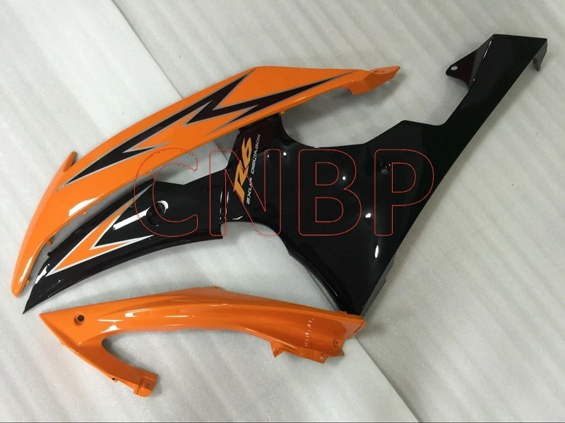 Комплекты для тела YZF600 R6 2008-2015 Обтекатели желто-черного цвета 14 15 YAMAHA YZFR6 2009 без