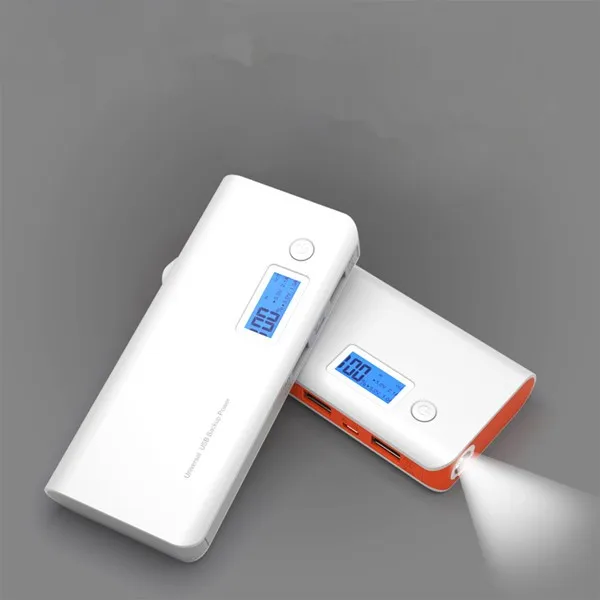10000 мАч Внешний аккумулятор Двойной USB светодиодный ЖК-дисплей для IPhone X XS Max XR Xiaomi samsung huawei LG htc Asus Nokia большой емкости
