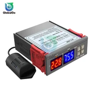 ac 110v 220v 12v 24v digital temperature humidity controller thermometer hygrometer incubator dehumidifier thermostat humidistat