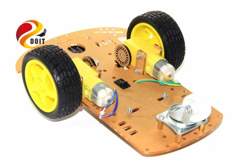 Официальный DOIT Самый дешевый WiFi умный автомобиль RC игрушка 2WD L293D от Esp8266 серийный