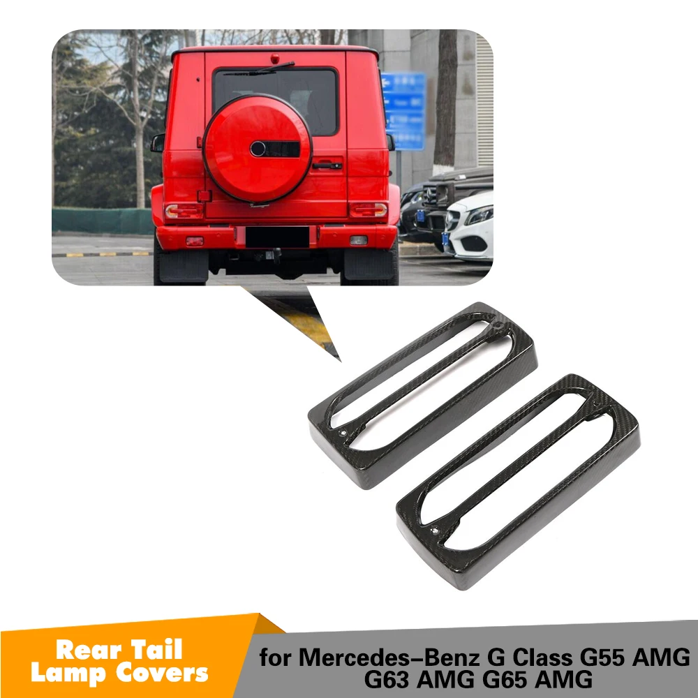 

Задний фонарь из углеродного волокна для Mercedes-Benz G-Class G55 G63 G65 AMG 2004-2018 автомобильный Стайлинг задний фонарь декоративный