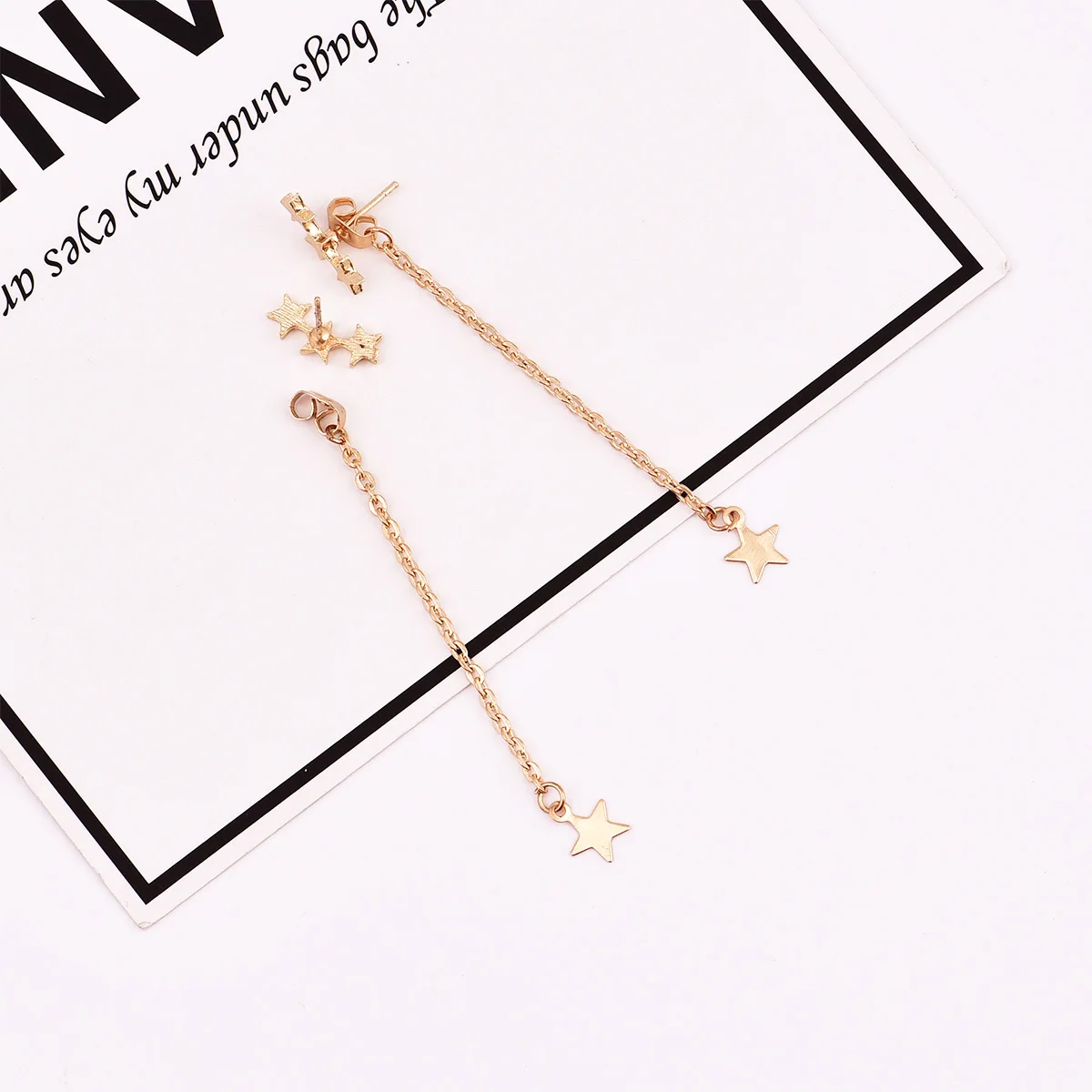 Новая мода tredny звезда шпильки для женщин и девочек Jewelry E0084|Серьги-гвоздики| |