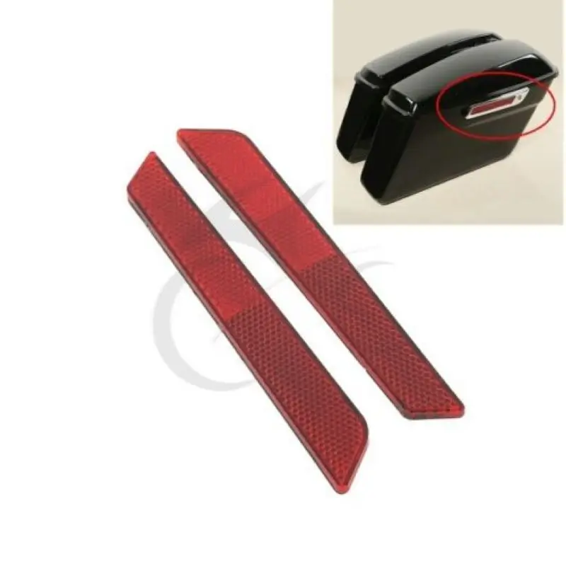 

Защелка для седельных сумок мотоциклов, отражатели, видимость для Harley Touring Road King Street Electra Glide 2014-2020 2019 2018