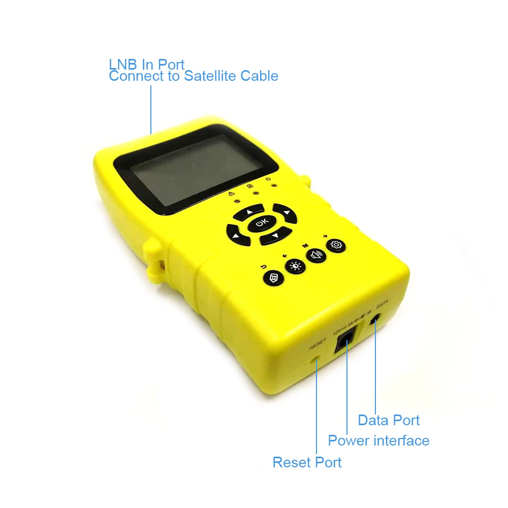 Vmade Satlink TM 8511 спутниковый искатель 2 дюймов ЖК дисплей поддерживает DVB S S2