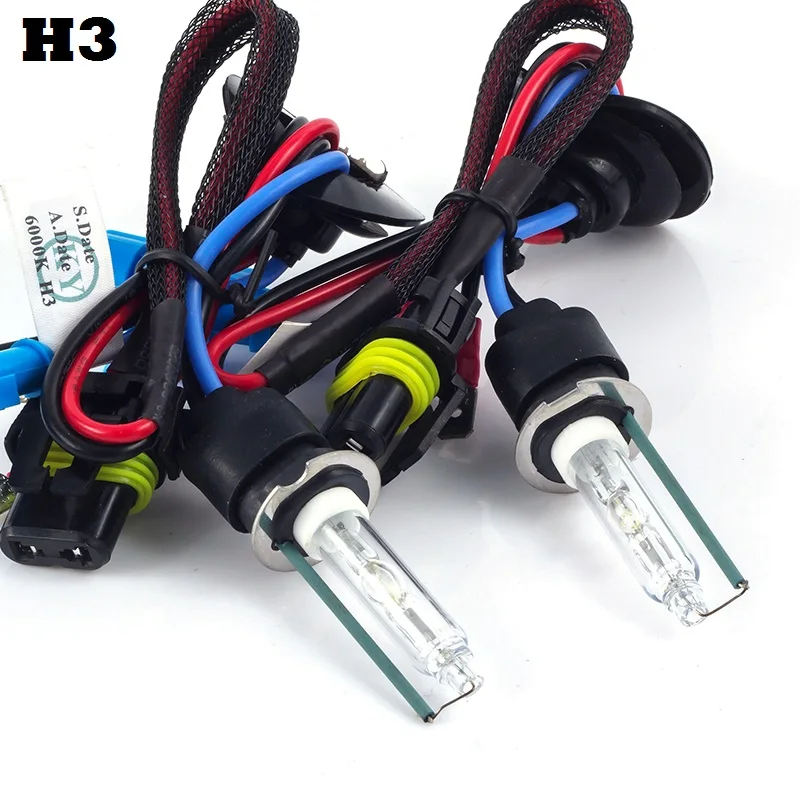 Супер яркий 9006 HB4 H7 H11 9005 H1 D2H автомобильный ксеноновый HID фара 55W 12V 4300K 6000K 8000K