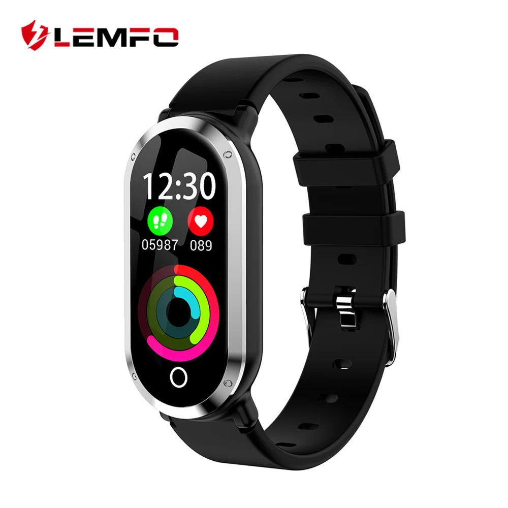 LEMFO T11 Смарт-фитнес спортивные часы с браслетом 0 96 дюймов Цвет Дисплей монитор