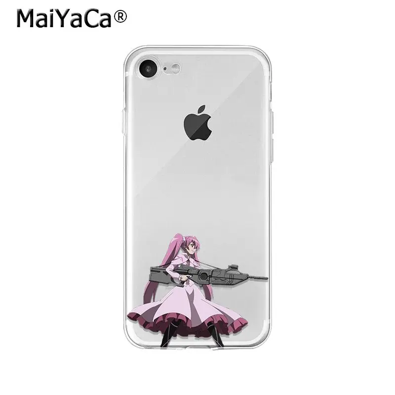 MaiYaCa Akame ga Kill TPU мягкий чехол для телефона iPhone X XS MAX 6 6S 7 7plus 8 8Plus 5 5S XR|Чехлы-накладки| |