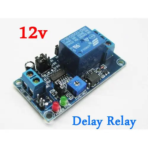 DC 12V Нормально закрытый открытый тип реле задержки запуска модуль схемы