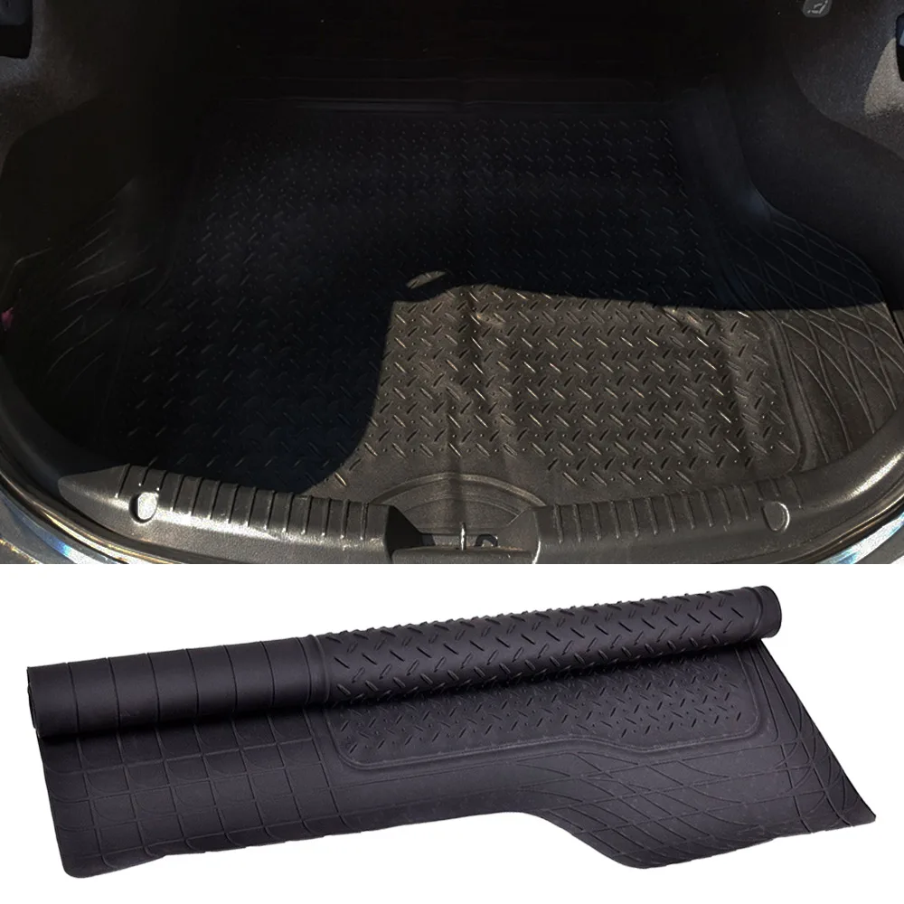 

PVC Cargo Liner Trunk Mat Customized 139*112cm Universal Anti-slip Waterproof Carpets Cargo Liner Mat