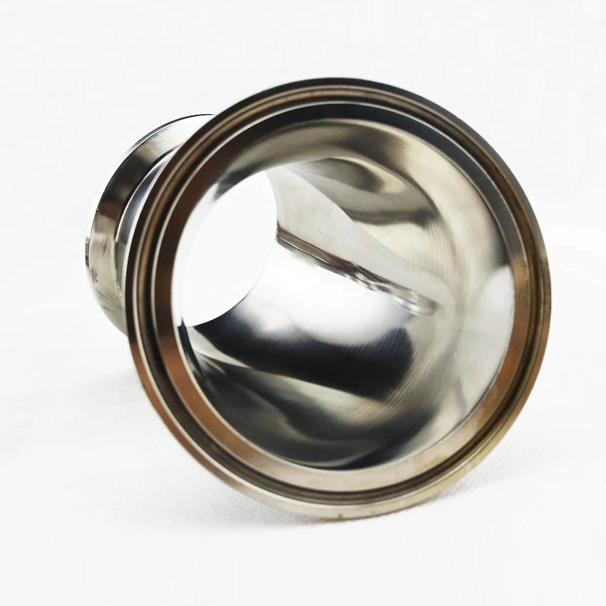 OD133mm Tri clamp145mm нержавеющая сталь 304 санитарный наконечник Тройной Зажим Локоть 45