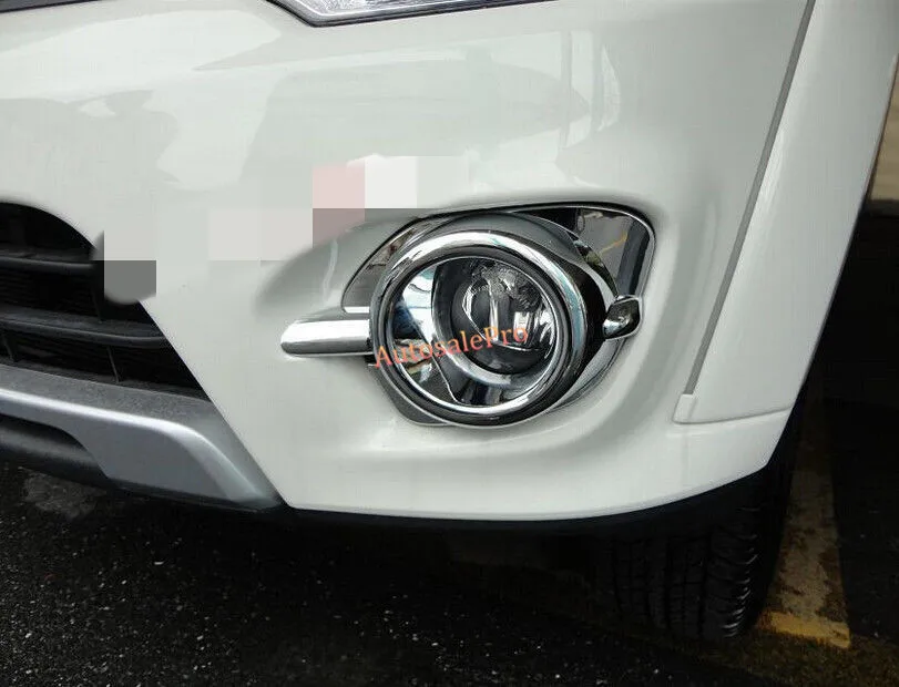 2 шт. хромированные передние противотуманные светильник для Mitsubishi Montero / Pajero Sport 2014
