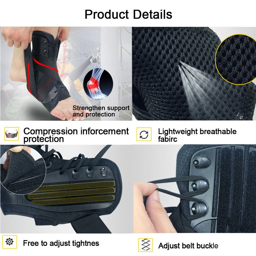 Фиксатор для голеностопного сустава бега Achilles Tendon регулируемая спортивная