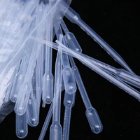 10ml plastic pipette graduated transparent dropper for laboratory experiment 30cm length 100pcs