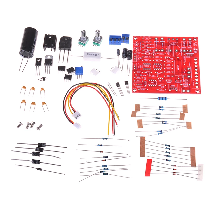 Красный 0 30V 2mA 3A непрерывно регулируемый DC Регулируемый источник питания DIY Kit