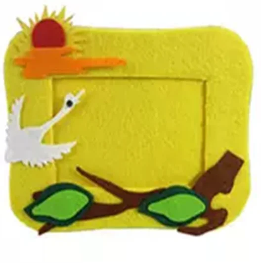 1 шт./компл. милые детские Наборы для творчества из войлока фоторамка картина с