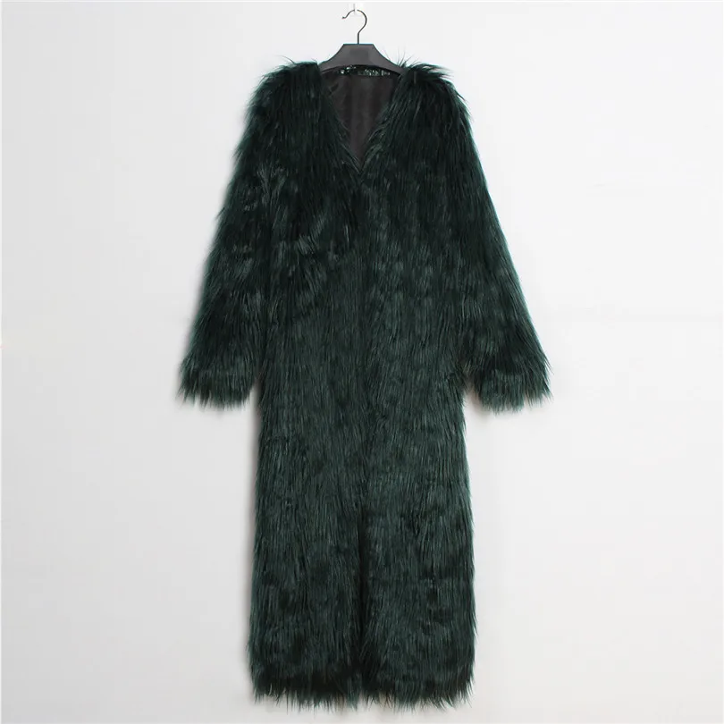 green Lanshifei таким образом, куртка для девочек с мехом для камина Herbst Slim Fit Искусственный мех Motorrad куртка Mannlichen каминная доска Рынок, с принтом «Hello, 3XL пальто с искусственным мехом - Цвет: green