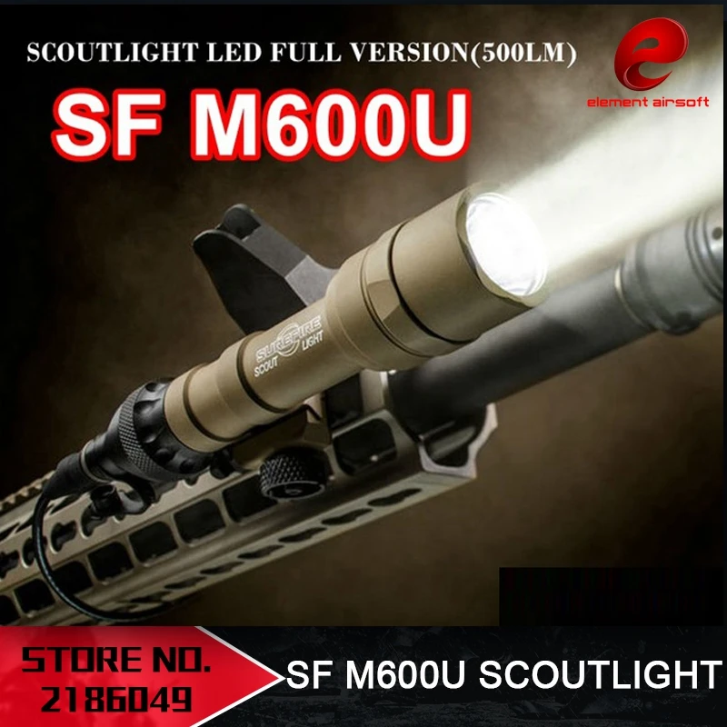 

Элемент M600U Scout свет СВЕТОДИОДНЫЕ 500 Люмен СИД CREE XP-G R5 Пистолет Фонарик Полная Версия Охота Пистолет Водонепроницаемый Факел БЫВШИХ 356