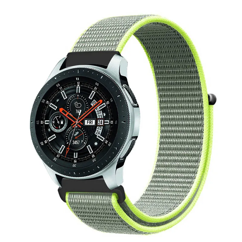 Нейлоновый Регулируемый ремешок для часов Ремешок Quick Release наручный samsung часы 46 мм