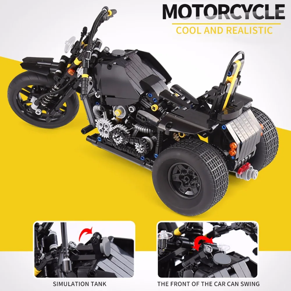 XINGBAO 03020 Technic машина серии Exploiture тяжелый мотоцикл строительные блоки набор