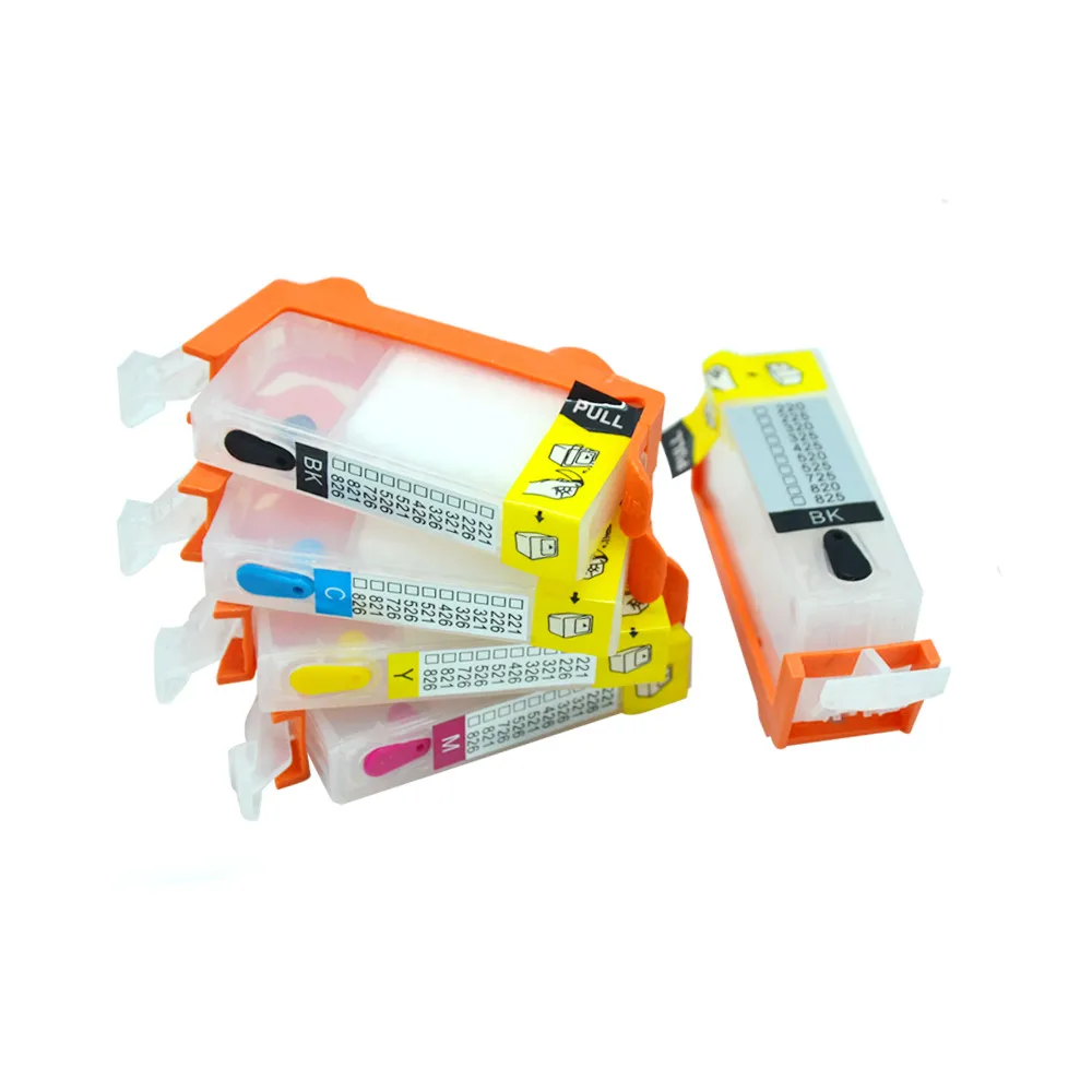 PGI 125 многоразовый картридж для принтера Canon iP4810 MG5210 MG6110 iX6510 5 цветов с микросхема