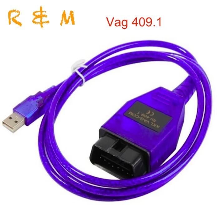 Vag 409 1 kkl obd2 кабель usb vag чип для Audl V.W. сканер инструмент сканирования Интерфейс