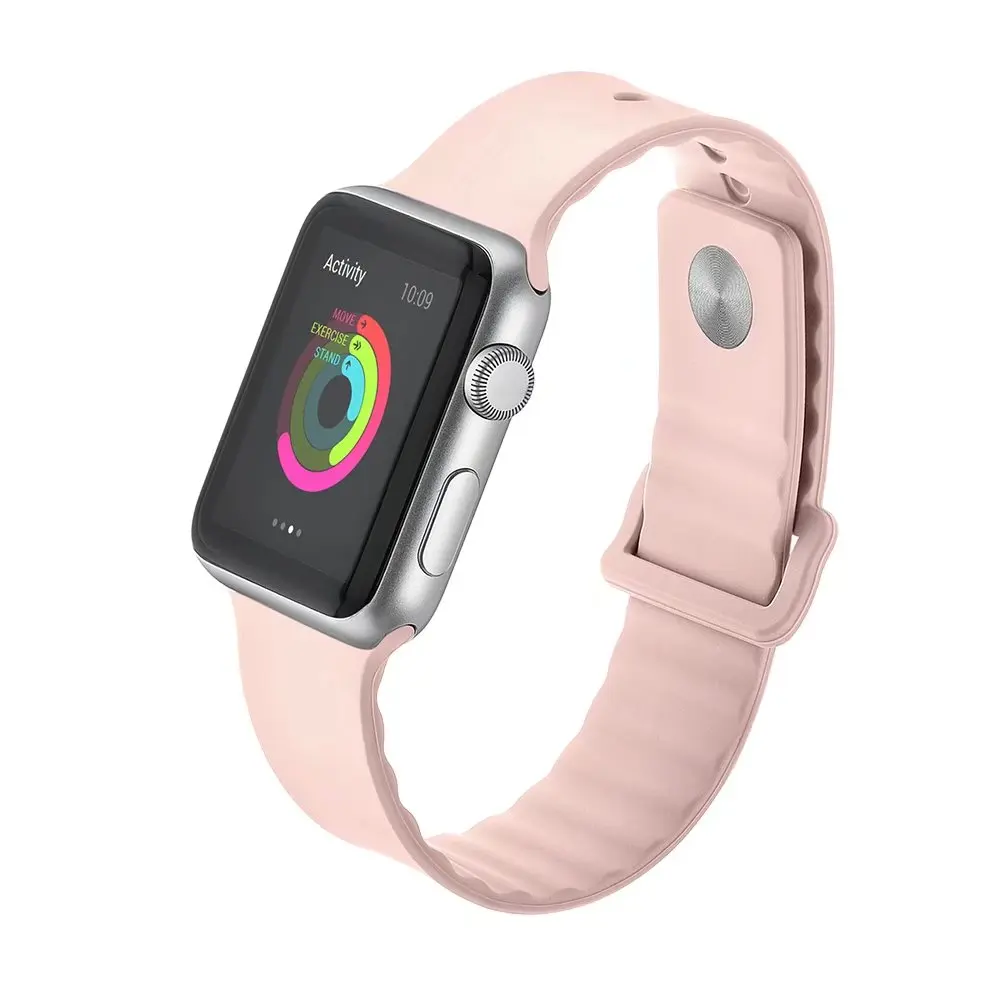 Силиконовые резиновый ремешок для Apple Watch группа 44 мм 40 серии 4 &amp 3 1 2 спортивный 42