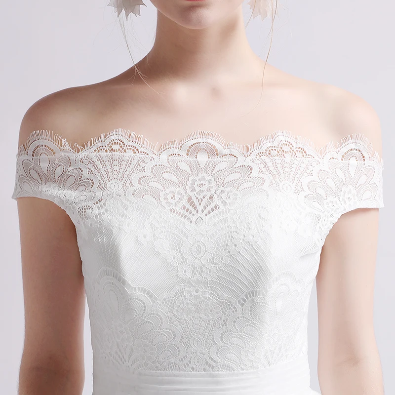 Элегантные кружевные платья с вырезом лодочкой и открытой спиной Vestidos De Novia Boda