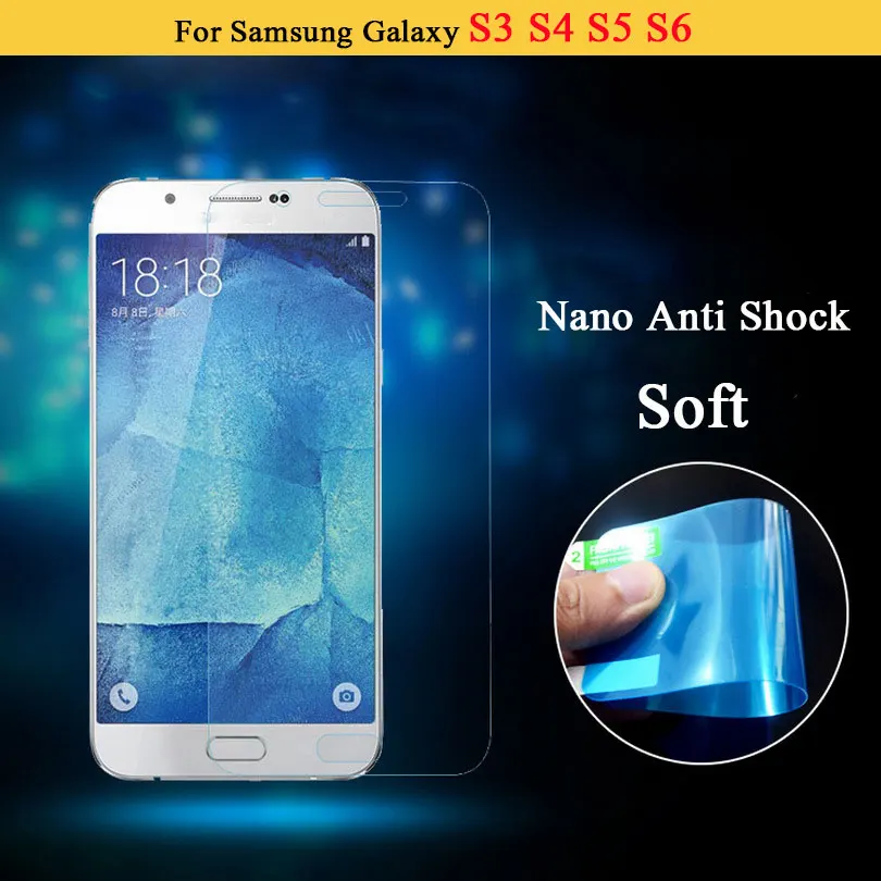 Защитная пленка для экрана нано Противоударная защита ультрапрочная мягкая