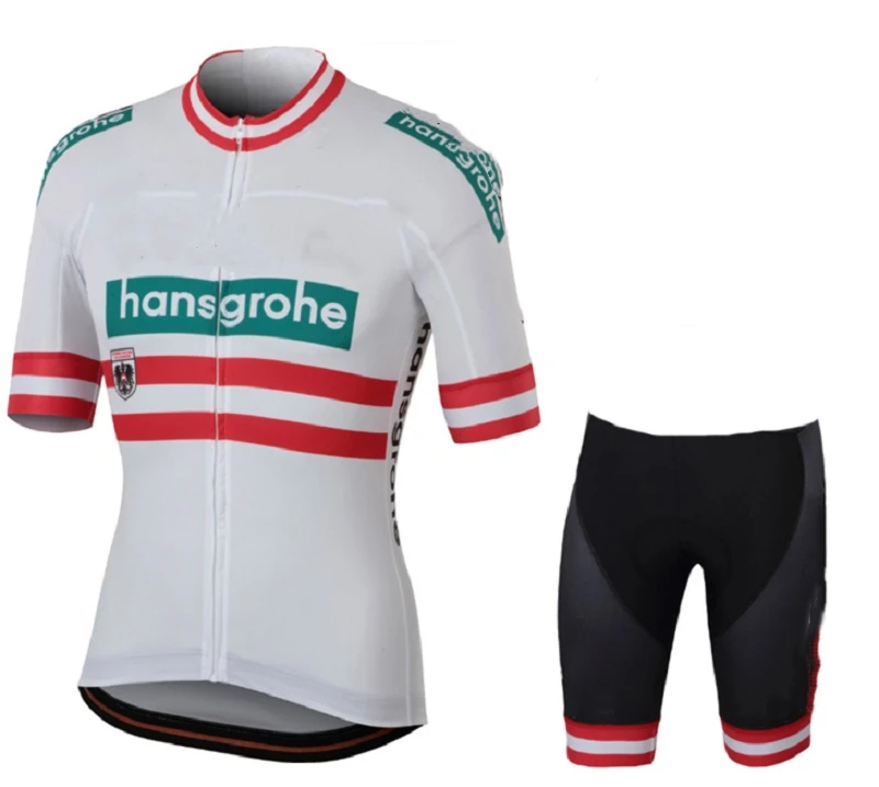 short set Hansgrohe Летняя мужская велосипедная майка с коротким рукавом, набор Майо, шорты, велосипедная одежда, дышащая рубашка, одежда, костюм Pro - Цвет: short set