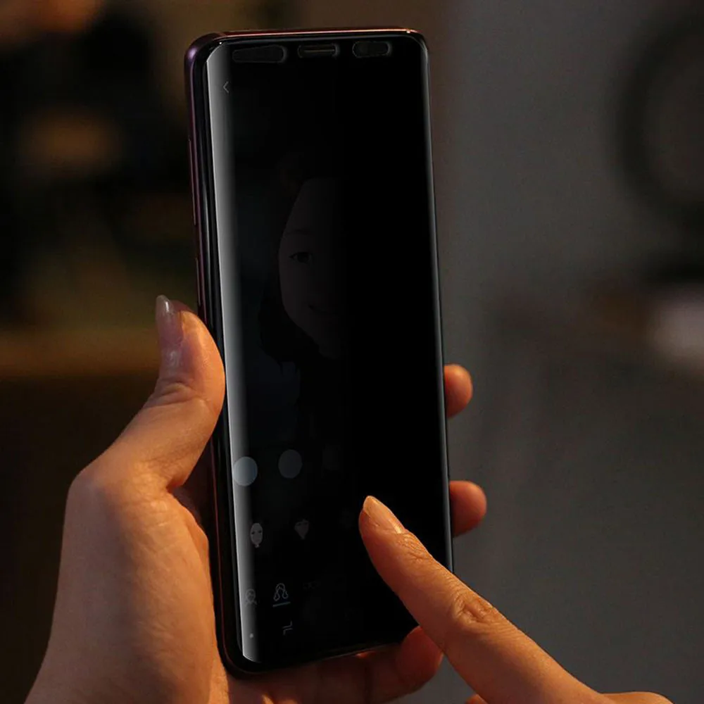 Защитная пленка для Samsung Galaxy Note 9 полностью защищающая экран от шпионов защитная