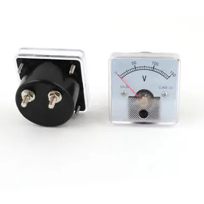 

DH-50 Analog Voltage Measurement Voltmeter Panel Meter DC 0-150V 2PCS