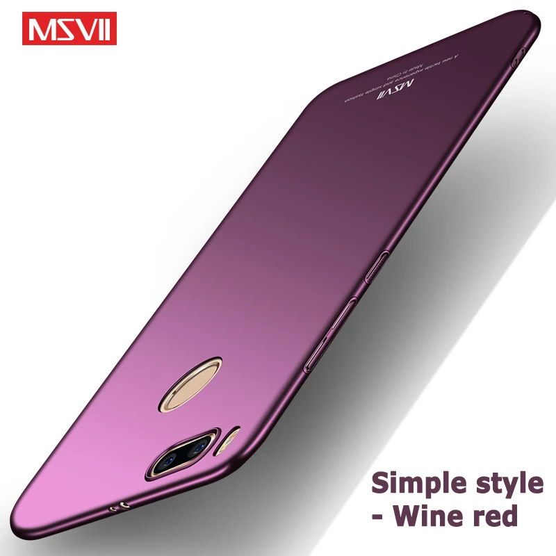 Xiaomi mi A1 чехол Msvii Silm матовый для 5x 5X Xao Жесткий ПК Xiao Чехлы 5 5&quot |