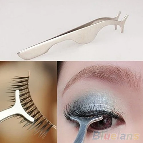 12 pieces Makeup Tool False Eyelash Extension Applicator Remover Nipper Tweezer Clip |