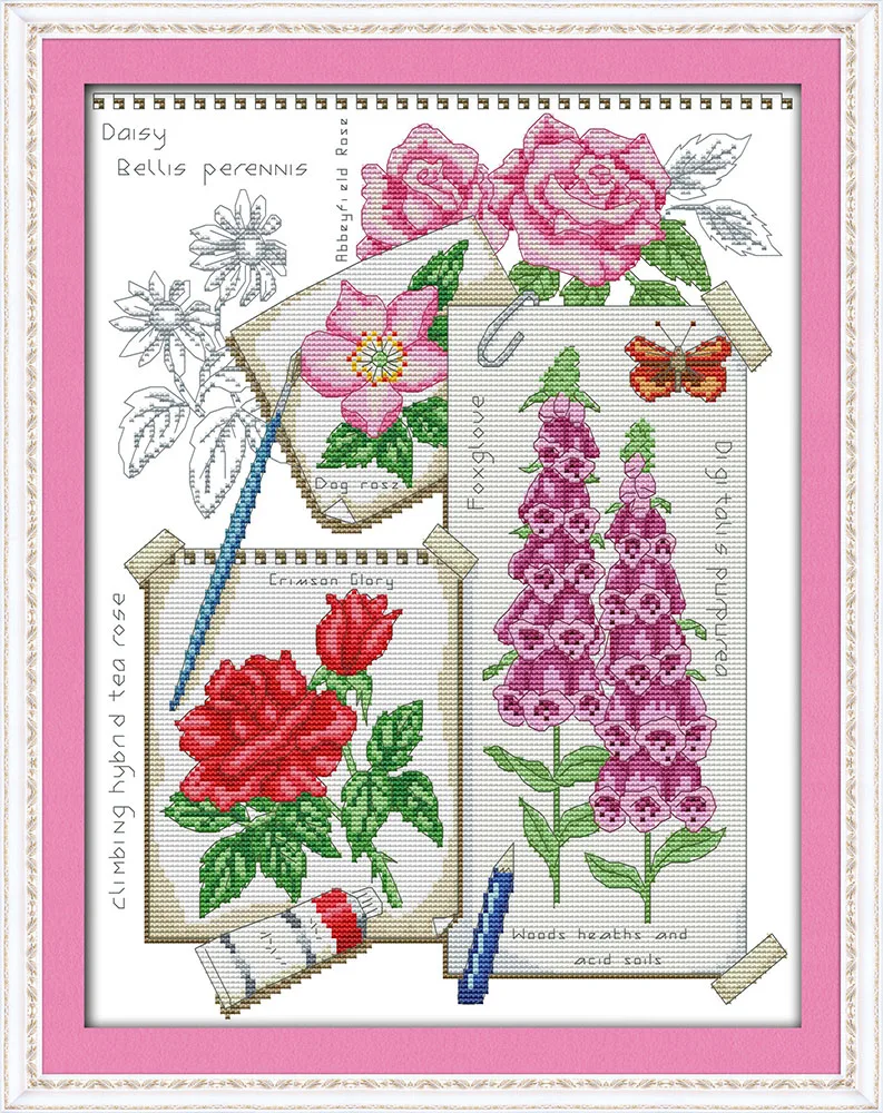 Joy Sunday F734F735F736F737 14CT 11CT подсчитываемый и штампованный домашний Декор набор для