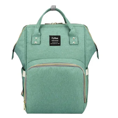 Fashion Mummy Maternity Insulation Bag Large Capacity Nappy Bag Travel Backpack Nursing Bag for Baby Care Women's Fashion Bag - Цвет: Green