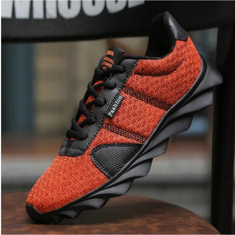 

Breathable summer all-black men's shoes breathable casual lightweight shock absorbers men's sneakers running shoes
