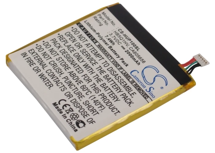 Высококачественный аккумулятор Cameron Sino 2000 мАч HB5Q1HV для Huawei Ascend P1 T9200/U9200 U9200E/S U9202L
