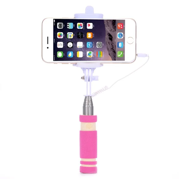 KISSCASE мини держатель для телефона для iPhone 6 6S 7X8 Plus селфи монопод палка для samsung S8 S9 Plus проводной телефон штатив аксессуары