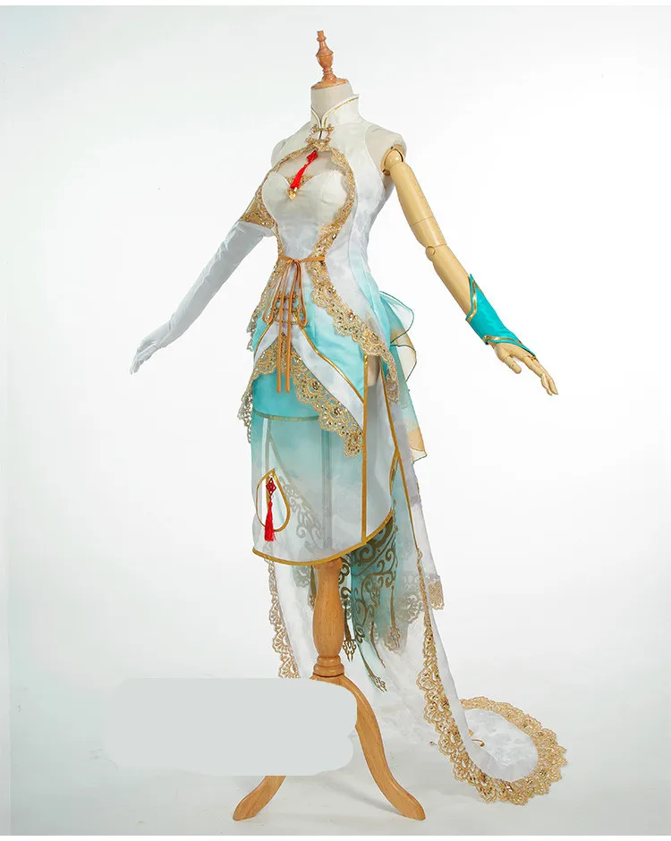 V для костюма vacaloid Hatsune Miku, Мегурине лука в китайском стиле Luo Tianyi косплэй костюм ver карнавальный костюм cheongsam