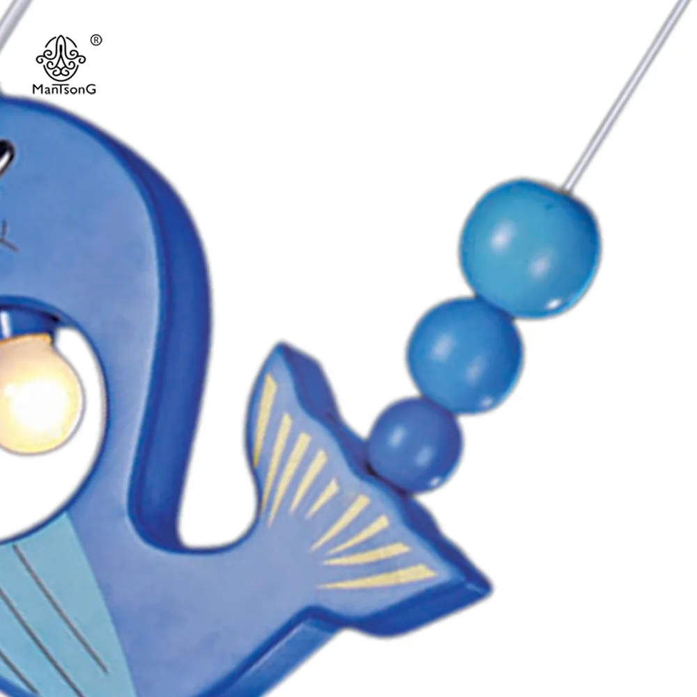 Cartoon Fish Pendant Lights Children Bedroom Creative Personality Decorative Home Decor Modern Suspension Hanging Lamp | Освещение